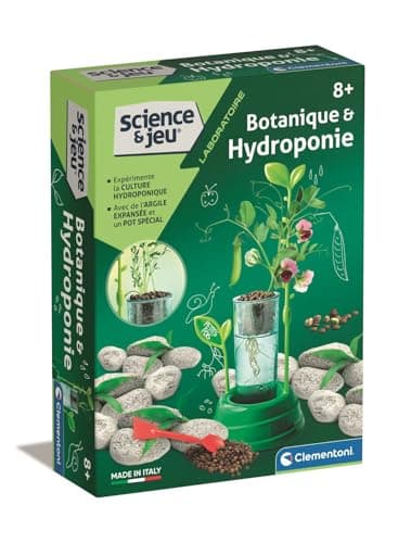 Clementoni | Science & Play – Botany and Hydroponics for Children 8+ | Soillless Gardening Kit with Transparent Pot, Seeds and Tools | Educational Botanical Experience | STEM Nature Activity - Image 2