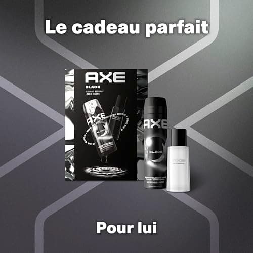 Axe Coffret Homme - Black - 1x Déodorant 200ml & 1x Eau de Toilette 100ml - Image 5