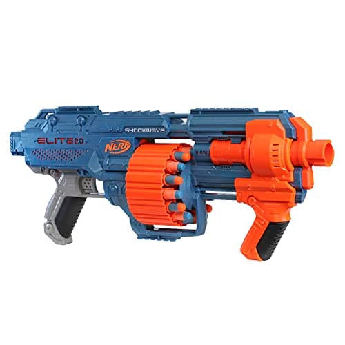 Nerf Elite 2.0, Shockwave RD-15 Blaster, 30 Nerf Darts, Rotary Barrel 15 Darts, Customizable - Image 4
