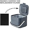 Joseph Joseph Bin Compost Bin Set of 4 - Odour Filter - Replaceable Rectangular Filters - Image 4