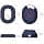 Geekria Silicone Headphone Cover Kits Compatible with Sony WH-1000XM5, WH1000XM5 Wireless Headphones, Scratch Protection Case, Earmuffs, Headband Cover, Protector - Image 7
