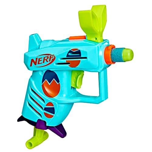 Nerf Elite 2.0 Easter Egg Hunt Gun, 2 Nerf Elite Darts, Shoot To Prime, Foam Spring Toy for 8 Year Old Boys and Girls - Image 3