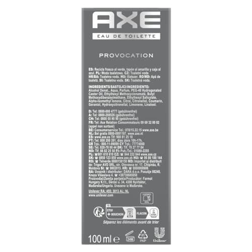 AXE - Eau de toilette Provocation - Efficacité et fraîcheur 24h - Parfum séduisant aux notes exotiques de noix de coco et d'ambre orientale - 100ml - Image 4