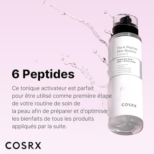 COSRX 6 Peptide Collagen Booster Toner Serum, Essence Faciale Boostant le Renouvellement Cutané, Niacinamide & Acide Hyaluronique pour tous types de peau, Soin de la Peau Coréen 150 ml (Lot de 1) - Image 3