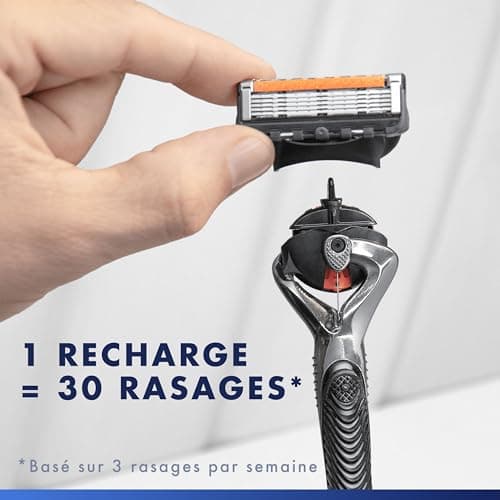 Gillette Proglide Men's Shaver, 10 Refills 5 Blades, Authentic, with Before and After Lubricating Strip for Incredible Close Shave and Comfort, 1 Refill Per 30 Shaves - Image 6