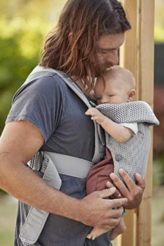 BabyBjörn Baby Carrier Mini, Mesh 3D, Grey - Image 5