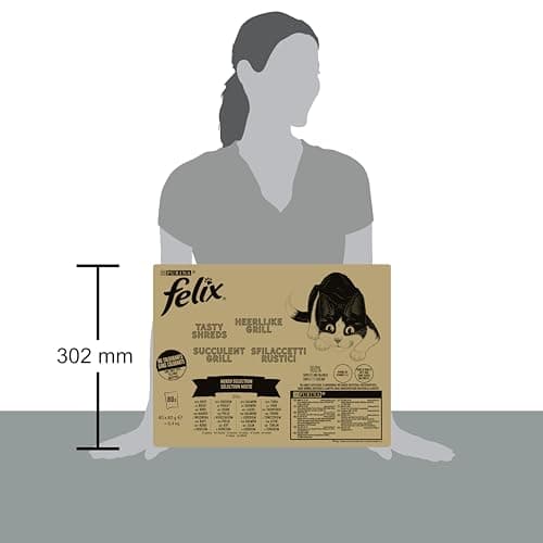 Felix | Succulent Grill | Complete Food for Adult Cats | Mixed Selection: Chicken, Beef, Salmon, Tuna | In Sauce | Single Serving | 80x80g - Image 3