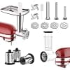 COFUN Meat Mincer and Vegetable Cutter Accessories for KitchenAid Pastry Processor, Includes Kitchen Aid Meat Grinder Accessory and Vegetable Cutter Set - Image 2