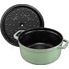 Staub 28 cm Sage Round Casserole Dish - Image 4