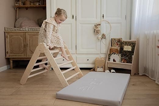 MAMOI® Tapis de gymnastique pour enfant, tapis de jeu bébé, tapis d’éveil et motricité, tapis de sol pour chambre bébé et salle de jeux, jeu éducatif - Image 6
