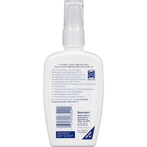 Eucerin Daily Protection Moisturizing Face Lotion SPF 30 120 ml - Image 4