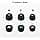 3 Pairs of Replacement In-Ear Earphones Compatible with Sony WF-1000XM5 Padded In-Ear Earphones (S, Black) - Image 6