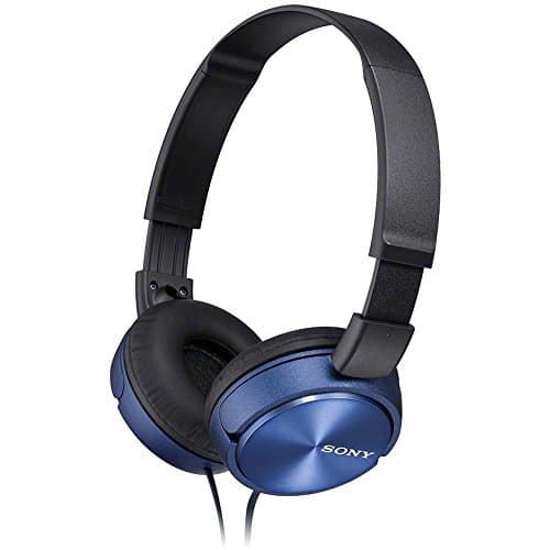 Sony MDR-ZX310L Foldable Headphones - Blue & Amazon Basics Stereo Audio Extension Cable (3.5mm Male to Female) 3.66m - Image 3