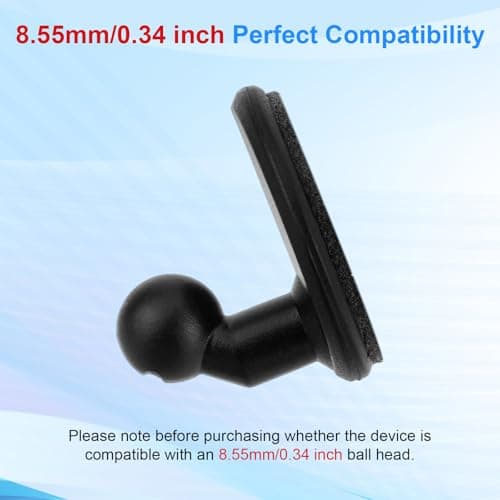 2pcs Adhesive Mount for Garmin On-Board Camera, Replacement Plastic Windshield Mount for Garmin 45/46/47/55/56/57 65W/66W, Mini 2, Mini 3 - Image 4
