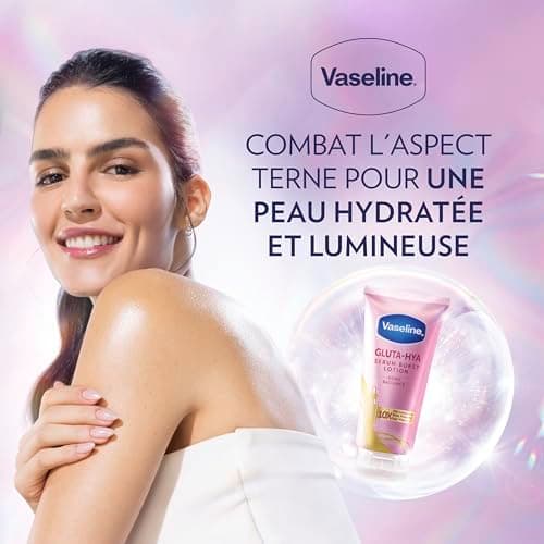 Vaseline Gluta-Hya Dewy Radiance Serum Burst Lotion - Hydrating Body Lotion with Hyaluronic Acid and Glutathione - Antioxidant-Rich Care for Radiant Skin - 2×200ml - Image 5