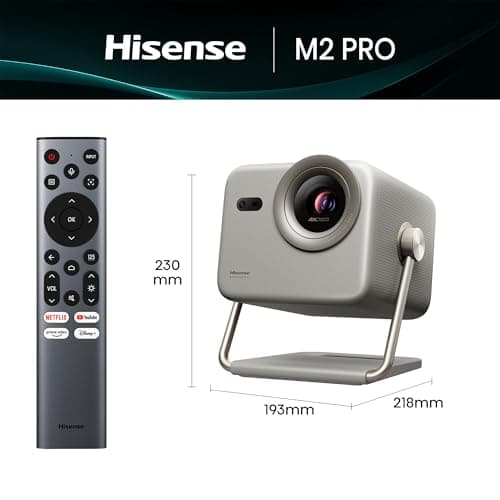 Hisense M2 Pro Smart Mini Projektor mit 4K UHD, Dolby Vision und Automagic AI Adjusting - Image 3