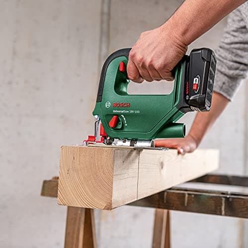 Bosch UniversalSaw 18V-100 Cordless Jigsaw (18V System, No Battery, 15 Blade Set, Cardboard Packaging) - Amazon Edition - Image 5