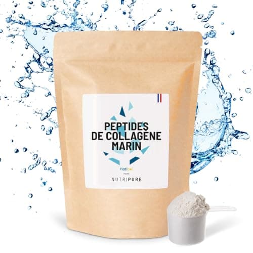 Nutripure | Wild Marine Collagen | Neutral Taste | Joint Supplement, Hair, Nail & Skin Care | Hydrolized Marine Collagen | 310g Bag | 1 Month | Made in France - Image 8