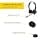 Jabra Evolve 30 MS Stereo Headphones - Microsoft VoIP Softphone Certified Headphones with Passive Noise Cancellation - USB Cable with Controller - Black - Image 7