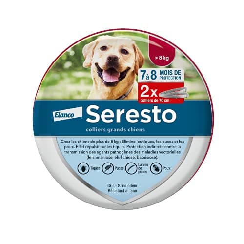 Seresto Dog – Flea and Anti-Tick Collars for Large Dogs – Over 8 kg – 2 Collars & Elanco SERESTO Bodycare – Flea and Anti-Tick Collar for Large Dogs - Image 4
