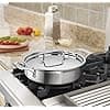 Cuisinart Multiclad Pro INOX Casserole Dish with Lid, Stainless Steel, Stainless Steel, 3-Quart - Image 8