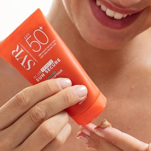 SVR - Sun Secure Blur Teinté SPF50+ - Crème mousse solaire teintée effet flouteur optique – Pprotection UVA, UVB, infrarouge & lumière visible – Peaux sensibles – Niacinamide, Vitamine E – 50 ml - Image 3