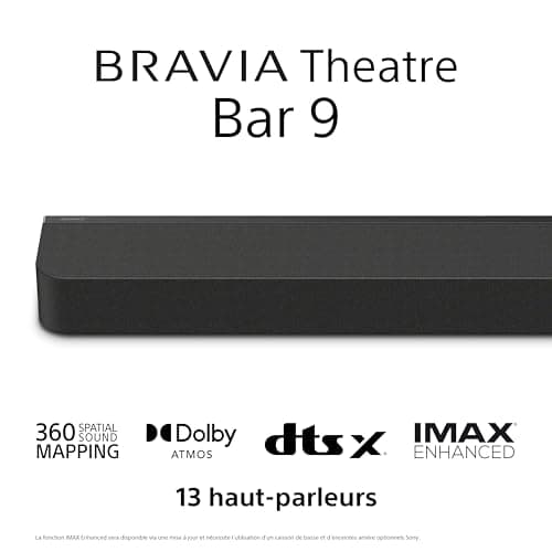 Sony BRAVIA Theatre Bar 9 – Dolby Atmos® TV Soundbar, 13 Speakers, Wi-FI®, Bluetooth®, 360 Spatial Sound Mapping, 2024 Model - Image 4