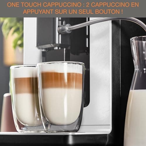 KRUPS Evidence Eco-Design Automatic Cappuccino and Espresso Machine, Exceptional Taste, Quattro Force, Milk-Based Drinks with One-Touch System, 8 Preset Drinks, EA897A - Image 4