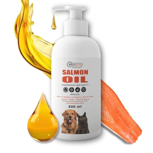 Salmon Oil for Dogs & Cats – Fish Oil with Omega 3 & 6, Fatty Acids DHA, EPA and DPA – for Healthy Skin and Shiny Coat – Daily Food Supplement – 500 ml - Image 4