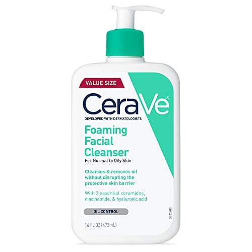 Cerave Nettoyant moussant de visage pour un lavage quotidien du visage Pour Peaux Normales à Grasses 453,6 g - Image 2