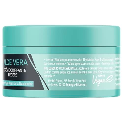 SCHWARZKOPF, Aloe Vera Cream, Light Styling Cream, Aloe Vera and Niacinamide Formula, Moisturizes and Strengthens the Hair, Long Lasting Hold No Sticky Effect, 100 ml - Image 3