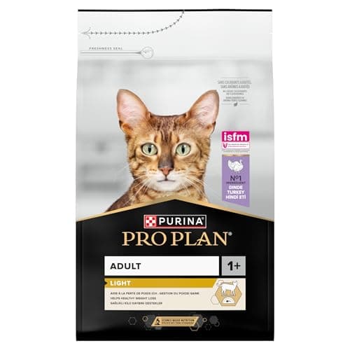 PURINA PRO PLAN | Light | Overweight and/or Overweight Adult Cat | Low Fat Dry Food to Help Weight Loss | Turkey | Bag | Pack of 1 x 3 kg - Image 3