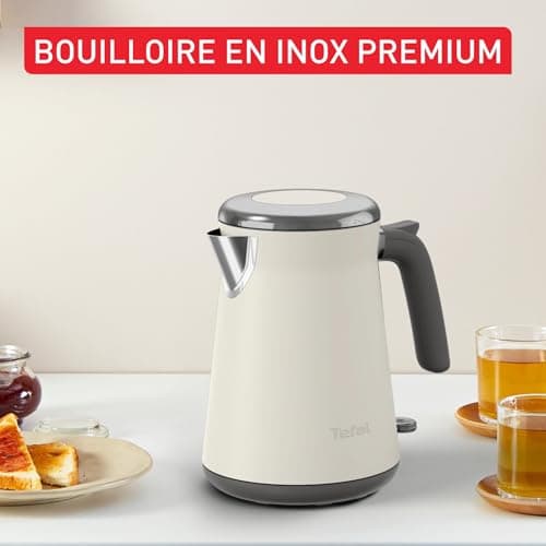 Tefal Collection, Stainless steel kettle, Easy filling and cleaning, Rise, KI666AE0 - Image 5