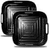 YINGRACE 23CM Air Fryer Accessories, Silicone Mould for Russell Hobbs XXL 8L 8.3L, Cecotec 7.6L, COSORI 6L/6.2L/6.4L, Foldable and Reusable Instead of Baking Paper Oil-free Fryer Accessory - Image 2