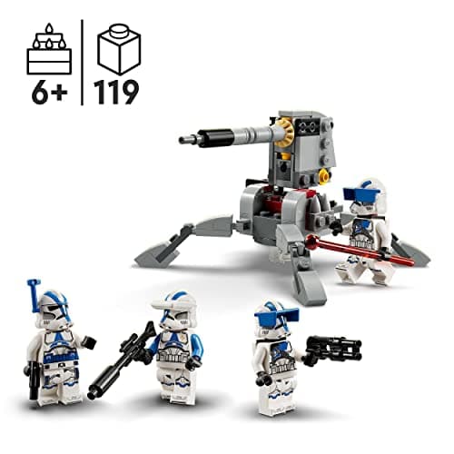 LEGO Star Wars Obi-Wan Kenobi Jedi Hunter and 501st Legion Clone Troopers Battle Pack - Building Games - Image 7