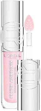 L'Oréal Paris - Hyaluron Lip Oil Lip Gloss - Instantly hydrated and plumped lips - Enriched with Hyaluronic Acid - Plump Ambition - Colour: Clear Crystal