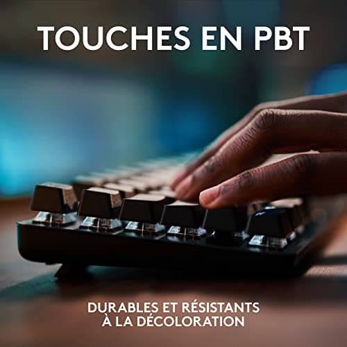 Logitech G413 TKL SE Mechanical Gaming Keyboard – Backlit with Touch Mechanical Switches, Anti-Ghosting, Compatible with Windows, MacOS, French AZERTY – Black - Image 5