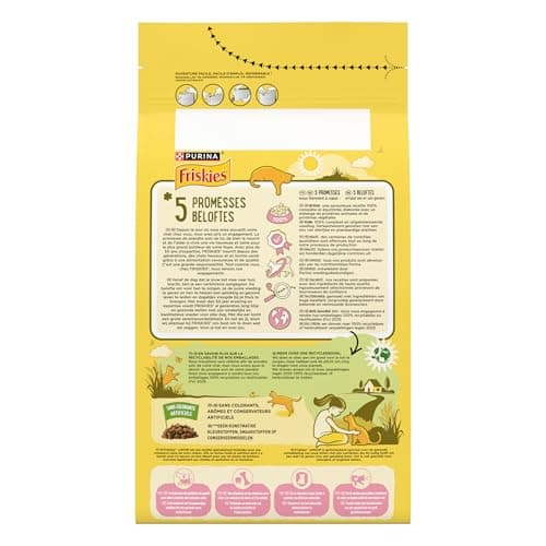 FRISKIES | Junior | Cat | Complete Kitten Kibble | Chicken, Milk and Vegetables | Complete Food for Healthy Kitten Growth | Bag | 1.5 kg - Image 5