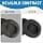 Adhiper Arctis 7pcs Foam Ear Pads Ear Pads for SteelSeries Arctis Pro/Arctis 9X/Arctis 7/Arctis 5/Arctis 3/Arctis 1 Gaming Headset Breathable Mesh (Black) - Image 6