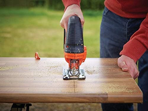BLACK+DECKER BDCJS18E1-QW Jigsaw 18V 2.5Ah 1 Battery 1 Blade for Wood Delivered in Storage Box - Image 6