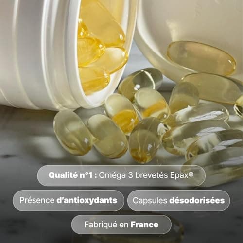 Omega 3 3000mg | Complément Alimentaire Défense | Huile de Poisson labélisée | Haute Concentration en EPA et DHA | Hautement Biodisponible | 90 gélules | Cure de 1 mois | Made in France | Nutripure - Image 5
