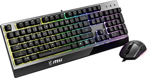 MSI Vigor GK30 Combo FR Keyboard + Gaming Mouse - Full Size AZERTY Keyboard and Clutch Mouse GM11, Wired, RGB Mystic Light - Image 5