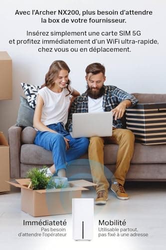 TP-Link 5G Router, AX1800Mbps WiFi Router, 3 Gigabit Ports, Dual Band MU-Mimo, EasyMesh, Connects up to 64 Devices, Plug-and-Play, Compatible with all carrier SIM Cards, Archer NX200 - Image 7
