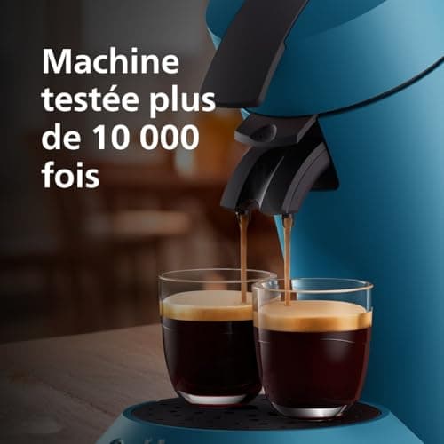 Senseo Original Plus Coffee Pod Machine, Coffee Boost Technology, 2 Cups at a Time, Recycled Plastic, Peacock Blue (CSA210/00) - Image 5