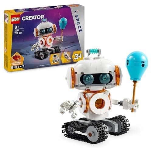 LEGO Creator 3-in-1 Space Robot - Transforms into a Dog or Rocket - Building Game for Girls and Boys on Space Theme - Birthday Gift Idea from 8 Years Old 31164 - Image 2