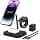 Boaraino Charging Dock, 3 in 1 Magnetic Wireless Charger Compatible with iPhone 17/16/15/14/13/12, Apple Watch 11/10/9/8/7/6/SE/5/4/3, AirPods 2/3/4/5/Pro - Image 3