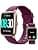 GRV Women's Smartwatch with Touch Screen Call Sports Watch Pedometer Cardio Waterproof IP68 Notification Message Activity Tracker Stopwatch Cycle Monitoring for Android iOS Purple - Image 3