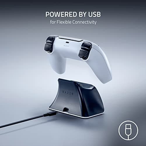 Razer Quick Charge Stand for PlayStation5 - White - Image 7
