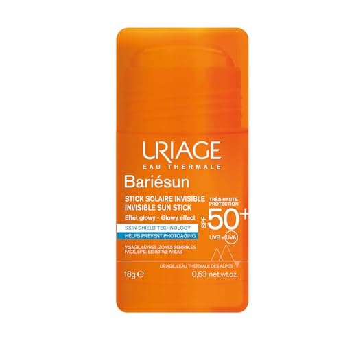 Uriage Bariesun Stick Solaire Invisible Visage SPF50+ - Haute Protection UVA/UVB & Lumière Bleue - Format Poche & Facile à Appliquer - Fini Invisible - Non Gras - Résistant à l’Eau - Sans Parfum - 18g - Image 2