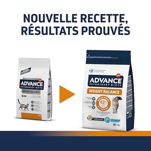 Advance Veterinary Diets Weight Balance - Dry Food for Cats with Overweight Problems - 3 kg - Image 3